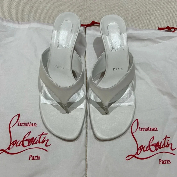 Christian Louboutin Raratonga 55 leather sandal. - Picture 2 of 9